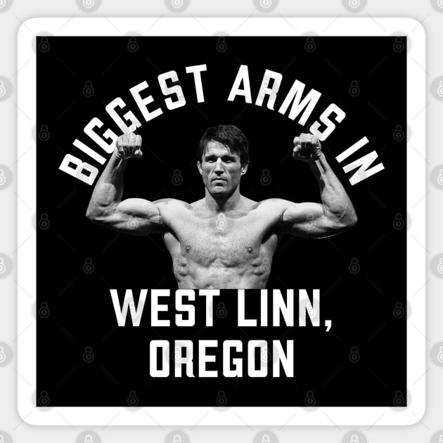 Chael Sonnen Biggest Arms Sticker by MMAMerch